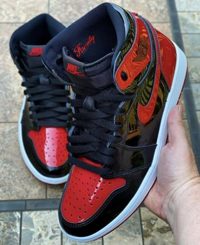 NIKE Air jordan 1 bred patent semi