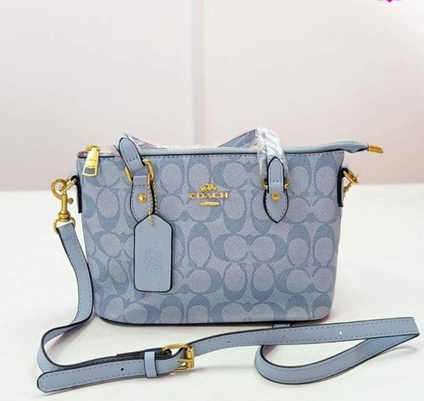 COAC H handbag with crossbody belt with folding box 184