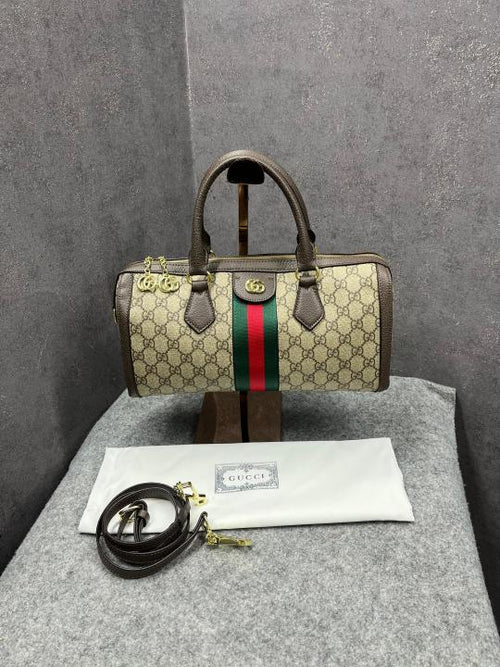 Gucci Ophidia GG Boston Supreme Canvas With Dust Bag 524532