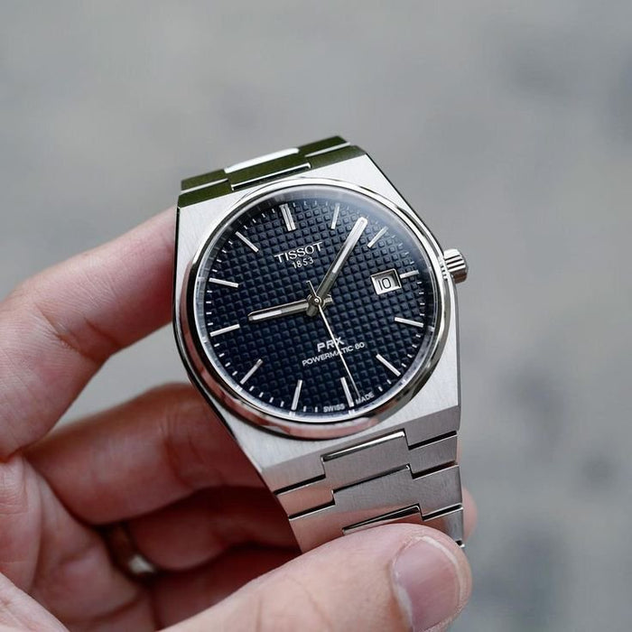 TISSOT PRX AUTOMATIC LIGHT BLUE DIAL