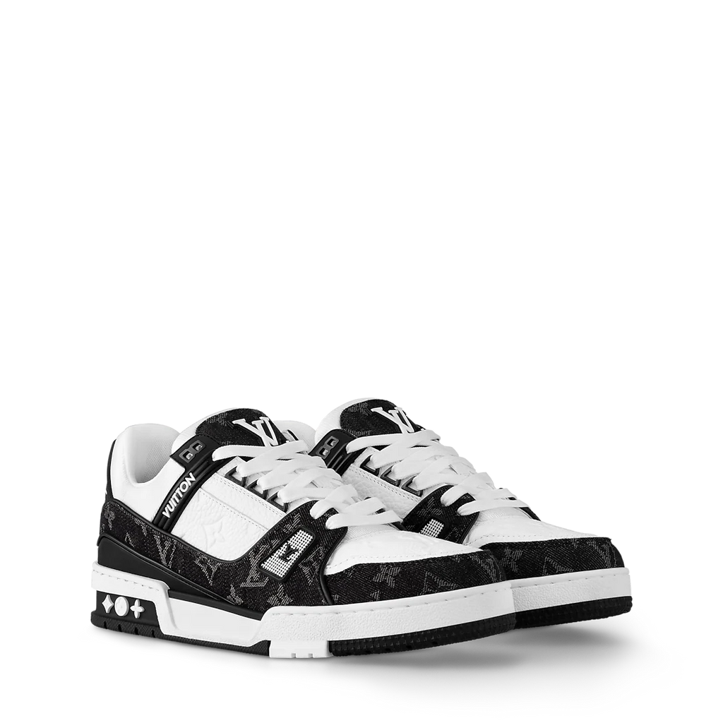 LV Trainer Sneaker - Black & White