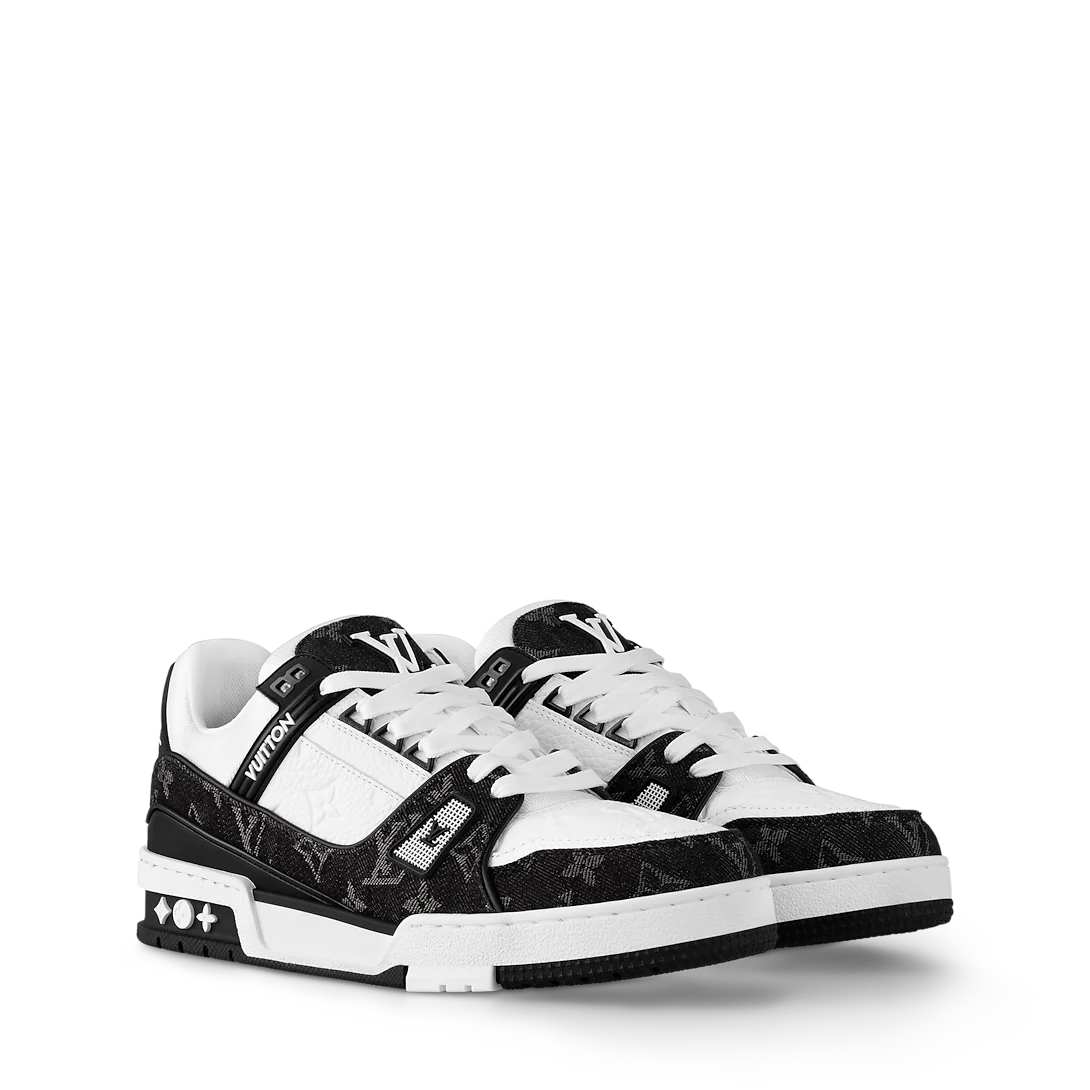 LV Trainer Sneaker - Black & White
