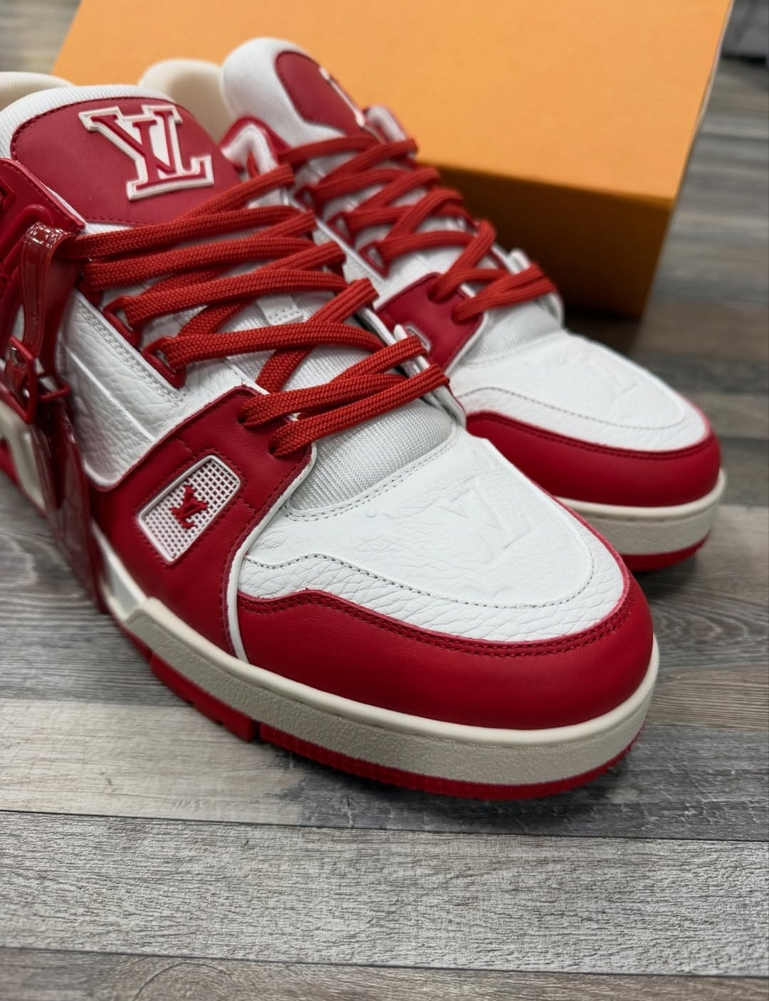 Louis Vuitton Trainer Red