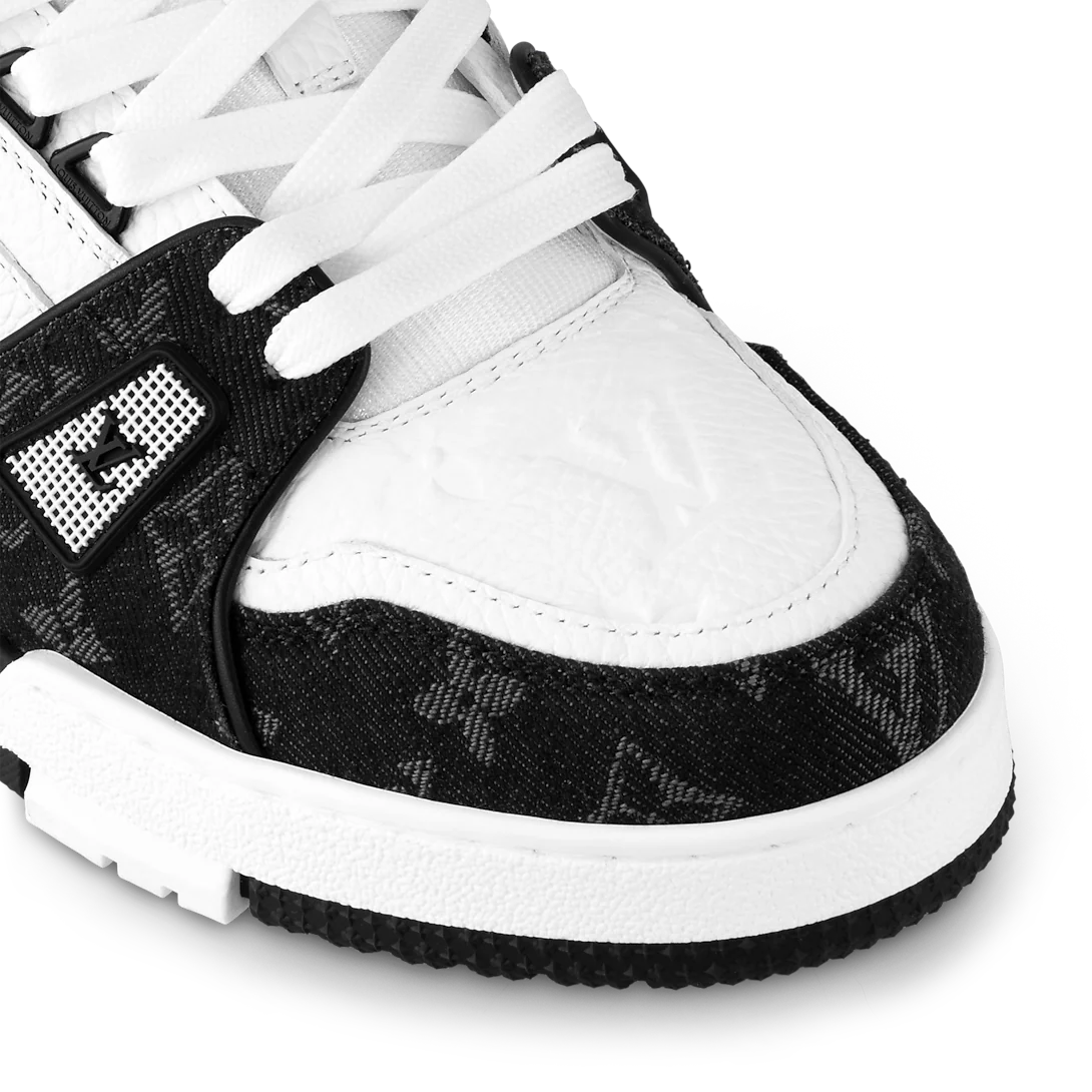 LV Trainer Sneaker - Black & White