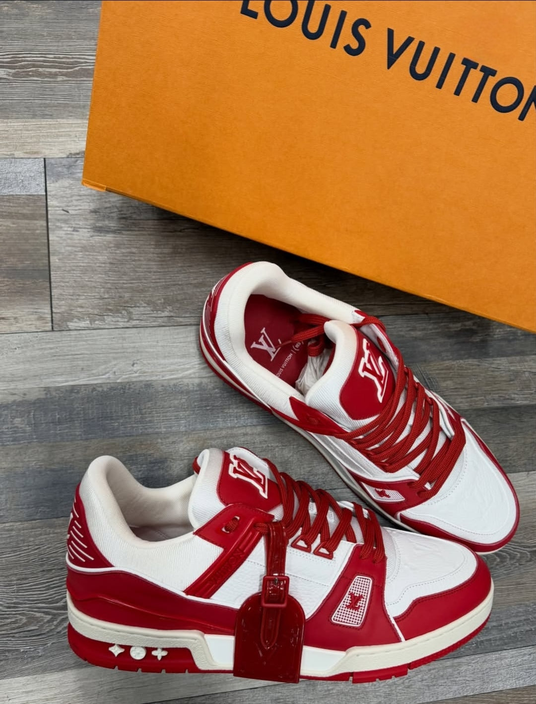 Louis Vuitton Trainer Red