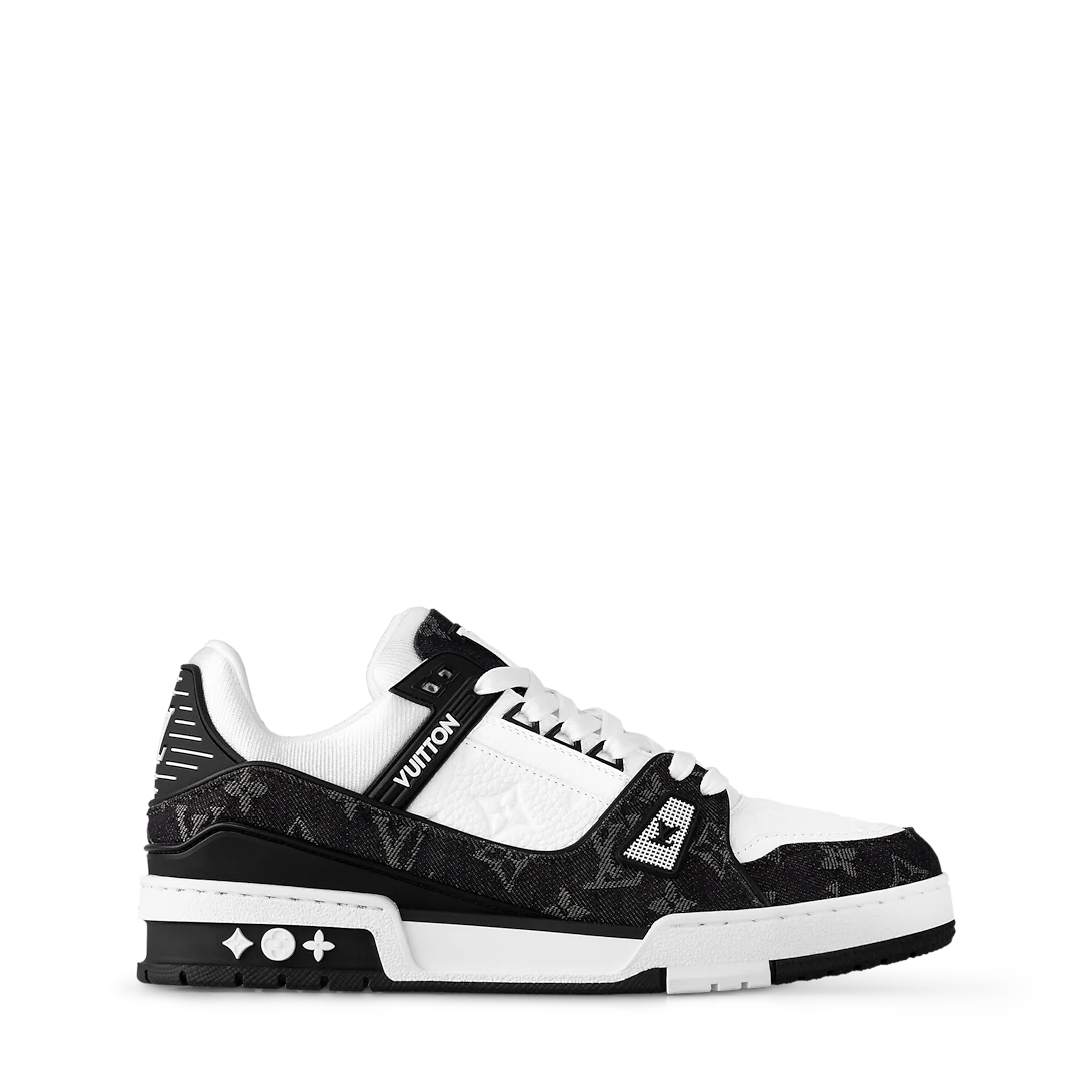 LV Trainer Sneaker - Black & White