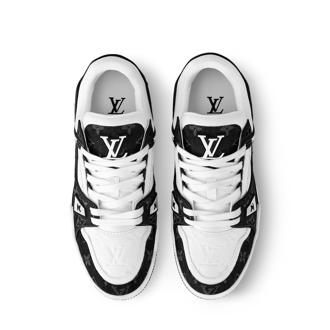 LV Trainer Sneaker - Black & White
