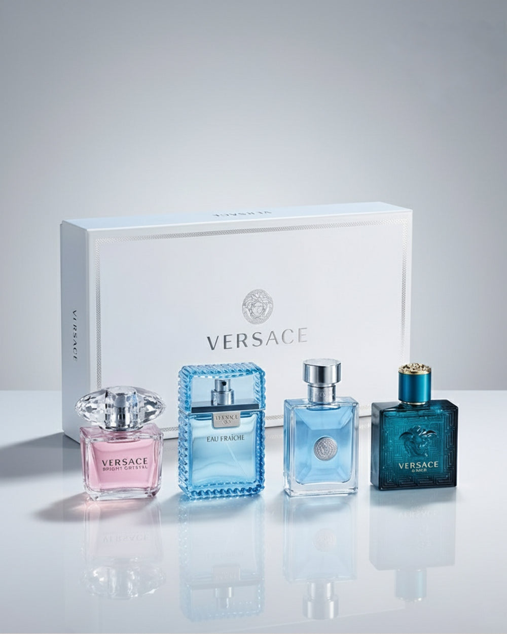 Versace Perfume Gift Set | 4-Piece Fragrance Collection