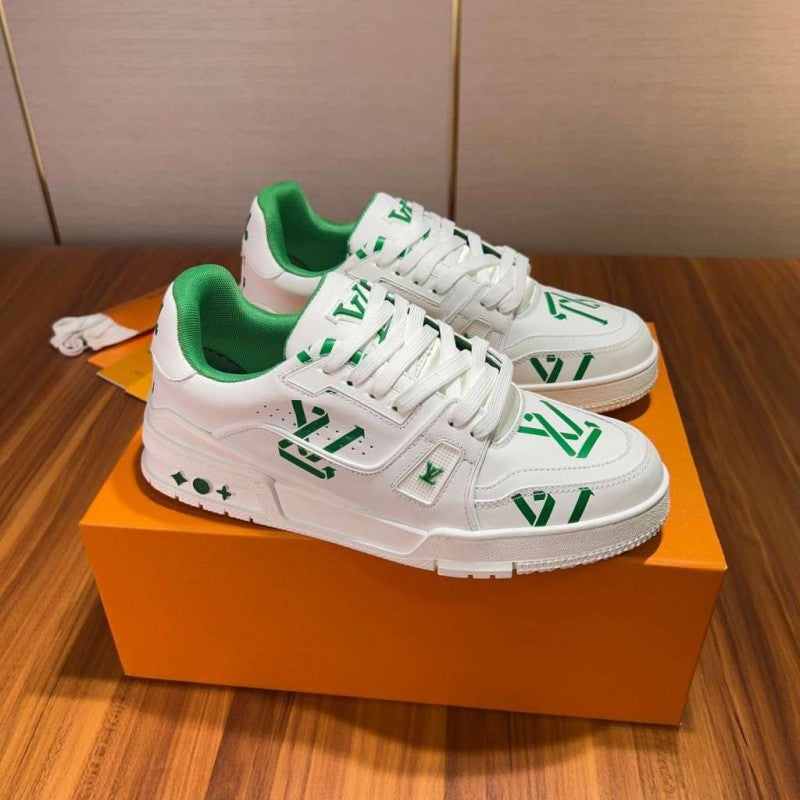 Louis Vuitton LV Trainer  Green Print