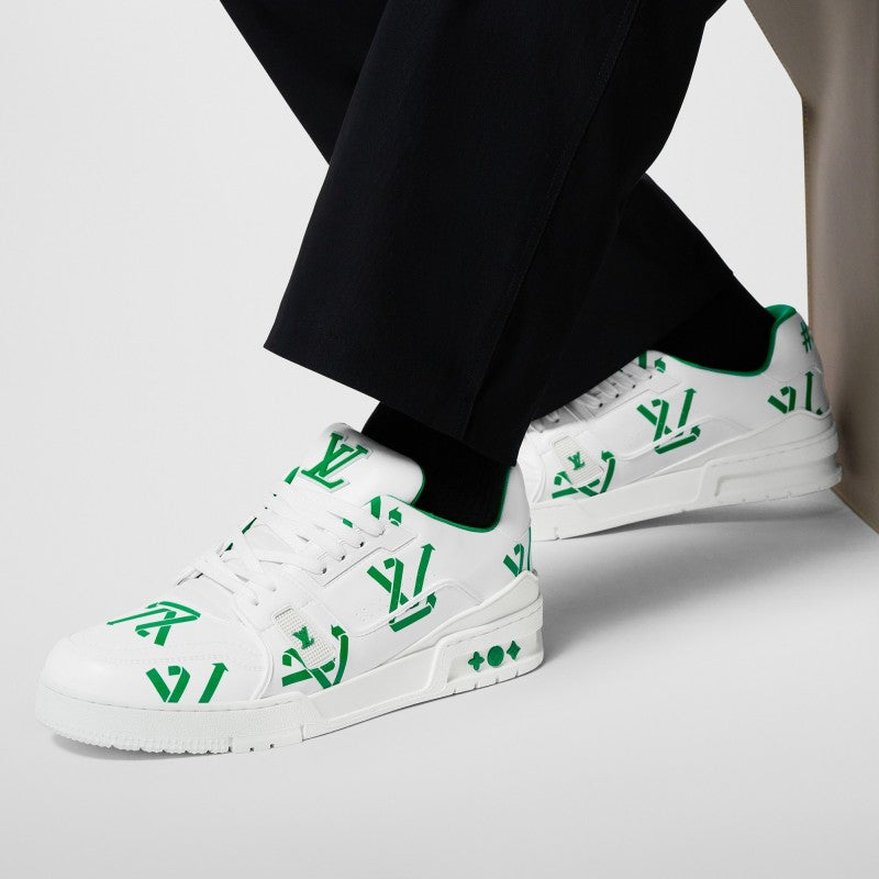 Louis Vuitton LV Trainer  Green Print