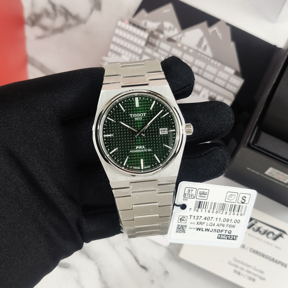 Tissot PRX Powermatic 80 – T137.407.11.091.00 | UA Grade | 80-Hour Automatic
