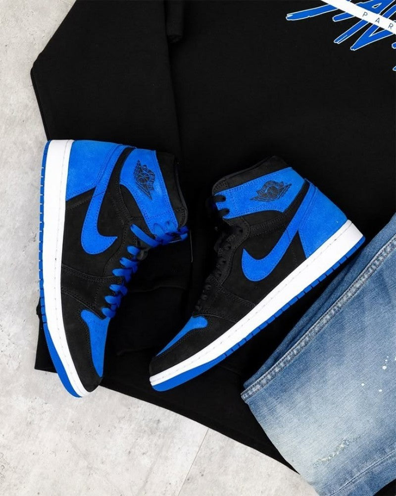 Nik e Air Jordan Retro 1 Royal Reimagined Semi
