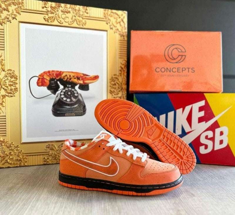 Nike SB Dunk Low Orange Lobster With Band Fix