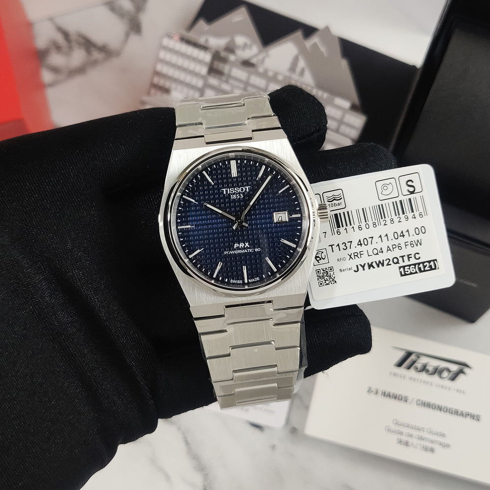 Tissot PRX Powermatic 80 Gradient – T137.407.11.051.01 | UA Grade | 80-Hour Power Reserve