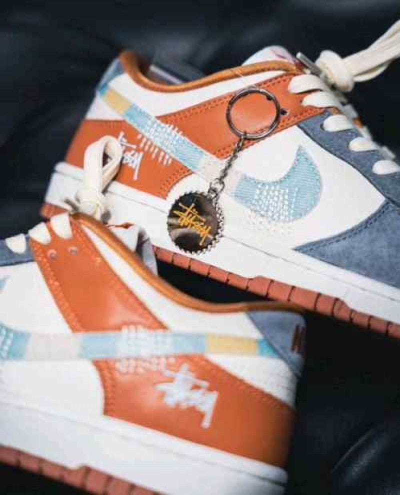 Nike SB Dunk Stussy Grey Orange 2025 798