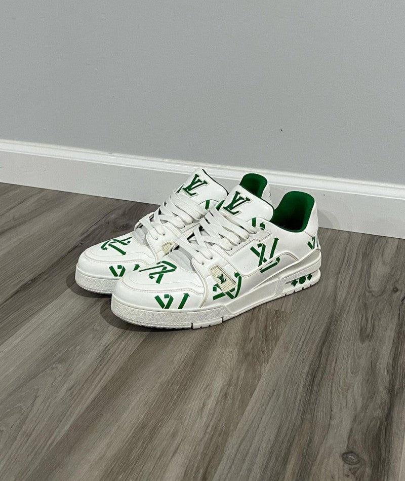 Louis Vuitton LV Trainer  Green Print