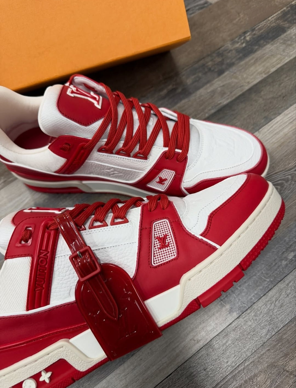 Louis Vuitton Trainer Red